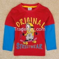 Sell Despicable Me Boys Autumn Print T-shirt A5110Y#, Korean Style Baby Boys T-shirts, 