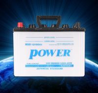 Sell lead acid dry charged auto batteries N80 with super start power, long service life