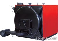 Central heating manual solid fuel boiler