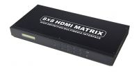 HDMI True Matrix 8x8, w/IR remote control, Supports 3D