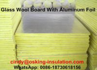 good quality glass wool board with aluminum foil