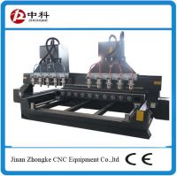 multi-spindles 4 axis wood cnc router