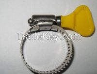 Butterfly hose clamp