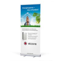 Easy Roll Up Budget Display Banner Stand Aluminum 85 x 200 cm