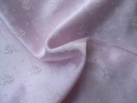 Sell cotton brushed satin fabric with jacquard (Jacquard TTC)