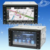 2014 6.2 2 din car  GPS  dvd navigation with  BT/ USB/sd  slot  rearview funtion