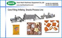 excellent quality puffed Core filling snack food processing machinery