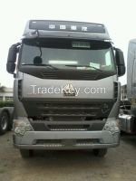 Promo 420HP HOWO A7 Prime Mover Truck Trailer , Diesel 6x4 Transport Trucks