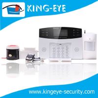 English voice indication for operation, wireless intelligent gsm home alarm burglar with CE