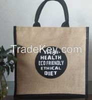 customer reusable eco-friendly biodegrable jute bag