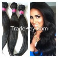 Unprocessed Virgin Brazilian Hair Wholesale, human hair 100% unprocessed human hair extensions can be dyed color