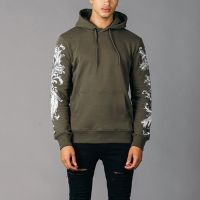 Factory OEM apparel mens sweatshirt wholesale 100% cotton print hoodies