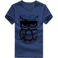 Promotional Korea Style O Neck Short Sleeves Printed T Shirt For Men