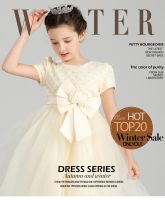 Lace Decoration Flower Girl Tulle Dress Hight Quality Fancy Party Children Dress