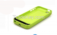 Hot selling 2200mAh Rechargeable Battery Portable Power Cover Case for iPhone 5C Charger Case