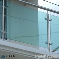 High quality balustrade tempered glass
