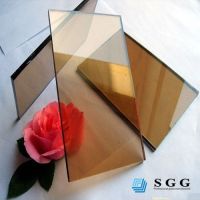 Sell Good quality low price 5mm reflective glass bronze