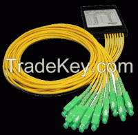 PLC Optic Fiber Cable 1x8 PLC Splitter Module SM SC/UPC