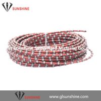 8.8mm 11.0mm diamond wire for marble mono cutting block squaring profiling