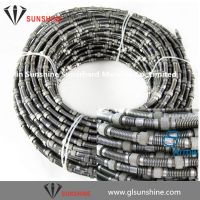 11.0mm diamond wire saw for marble quarry cutting