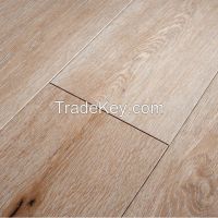 Hot white wash oil brushed wood flooring