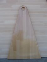 Glued beech-wood board joined lengthwise