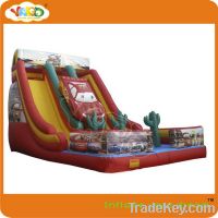 Car inflatable slide, inflatable car slide