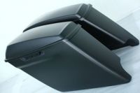 Saddlebags of 2014 Matt Black Harley