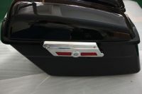 Saddlebags of 2013 Shinning Black with Lock of Harley