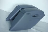 Saddlebags of Harley 2014 Gray