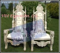 ROYAL CARVED WEDDING CHAIRS