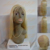 Sell 24" Indian Remy Hair # 613 Stock Full Lace Wig