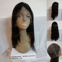Sell 24" Indian Remy Hair # 1 Stock Full Lace Wig