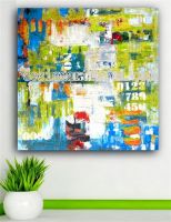 Framed Modern abstract oil paintings on canvas African wall art 100% hand painted artworks