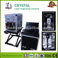 Movable Mini Structure 3D Crystal Crafts Laser Photo Engraver