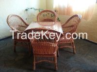 Handmade wicker furniture