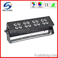 aluminum dmx indoor 4in1 16pcs flat rgbw wholesale led light bar