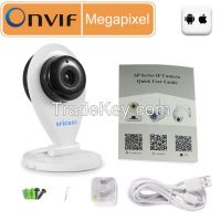 Sricam SP009 WLAN Wireless 720P Onvif Indoor Plug And Play IP Video Surveillance Camera - White