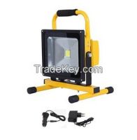 30W Rechargeable flood light with adjustable lamp body