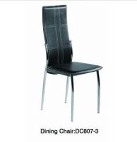 modern design fashion cheaper KD metal leather dining chair807-3
