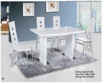 hot sale modern MDF with high gloss new dining table DT1084