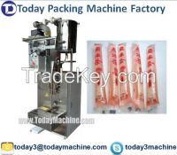 full stainless steel Ice lolly filling machine/ice pop packing machine pouch juice packing machine