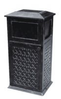 outdoor trash can cast alluminum