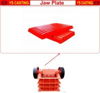 Mn13Cr2 crusher jaw plate manufacturer bottom price high quality