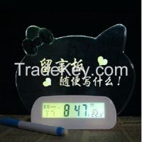 hello kitty Message Board voice controlled talking Clock