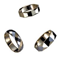 Sell Rhombi Tungsten Rings Plated with Zirconium