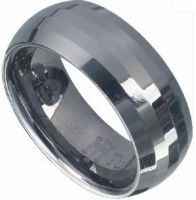 Sell 8mm comfort fit tungsten carbide ring