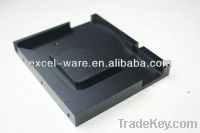 export custom aluminum CNC machining parts with black anodizing