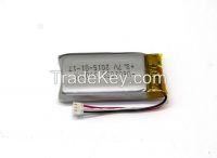 3.7V 390mAh Lithium ion Polymer Rechargeable Battery