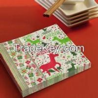 Customize Paper Napkins for Christmas Decoration